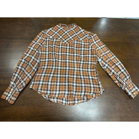 Shyanne Retro Western Cowgirl Top Women Medium Boho Fringe Festival Rodeo Aztec - Picture 3 of 12